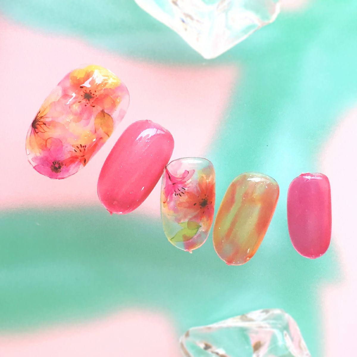 リキッドフラワーネイルセットの通販 カラージェルセット By Nail Labo バイネイルラボ公式