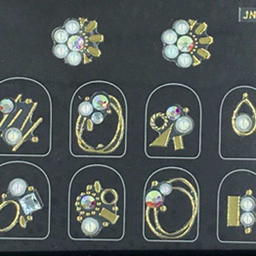 ナミエネイルルック ジュエリーステッカー Jn 004 G の通販 ネイルシール アートパーツ By Nail Labo バイネイルラボ公式